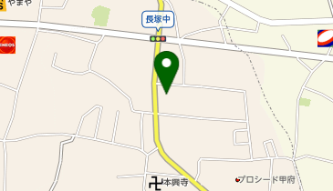 サムライハンバーグ 甲斐店の地図画像