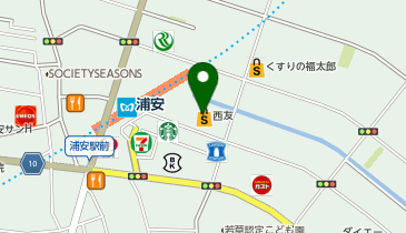 鳥勝 西友浦安店の地図画像