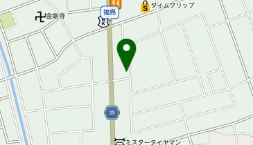 SAFFRON 福島町店の地図画像