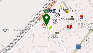 【7/11オープン】炭火焼鳥まさや JR吹田店の地図画像