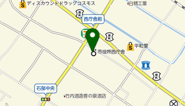 湖南市役所 西庁舎の地図画像