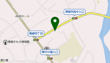 クルーソーラフティングの地図画像