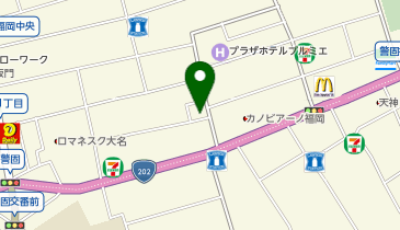 【7/19オープン】BLV 大名店の地図画像