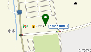 ピラティスK フォレオひびきの店の地図画像