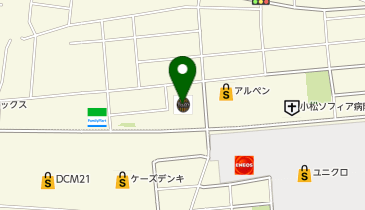【7/28オープン】ピラティスK 小松店の地図画像