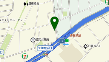 土井鋼材株式会社 本社・鶴見事業所の地図画像