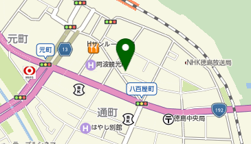 海部観光株式会社徳島駅前営業所 バスオアシスの地図画像