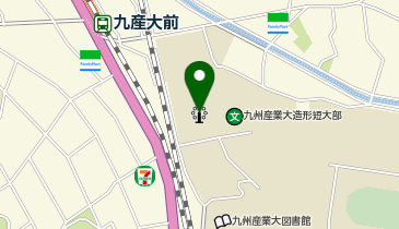 九州産業大学美術館の地図画像