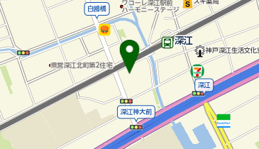 【7/16オープン】みやびどり 深江店の地図画像