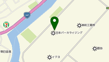 パーカープロセッシング株式会社 愛知工場の地図画像