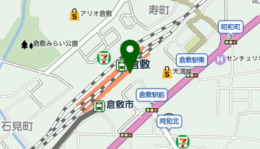 omukun さんすて倉敷店の地図画像