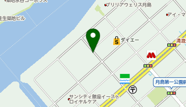 【7/22オープン】サミットストア月島3丁目店の地図画像