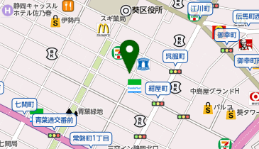 【7/18オープン】肉汁製作所 餃子のかっちゃん 静岡両替町店の地図画像