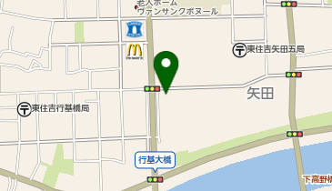 【7/17オープン】キャプテン翼フィールド東住吉の地図画像