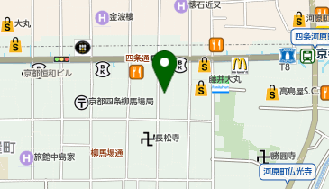【7/17オープン】山本のハンバーグ 京都河原町店の地図画像