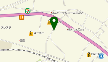 【7/7オープン】壱角家 広島三次店の地図画像