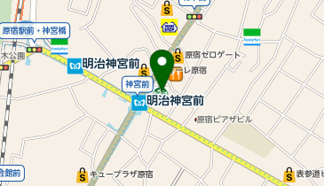 【8/13オープン】Google Store 表参道の地図画像