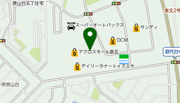 【7/24オープン】保険見直し本舗 アクロスモール泉北店の地図画像