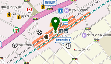 【7/16オープン】CHERRY BEANS POTATO ASTY Shizuokaの地図画像