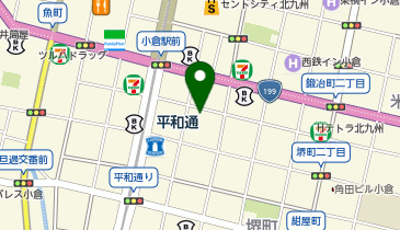 大邱食堂とポッサムの地図画像