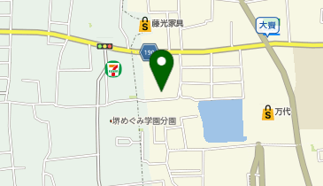 ピースフリー堺の地図画像
