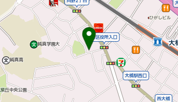 ケアリッツ大橋の地図画像