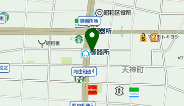 ケアリッツ御器所の地図画像