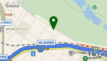 ケアリッツ千駄ケ谷の地図画像