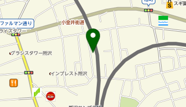 ケアリッツ所沢の地図画像