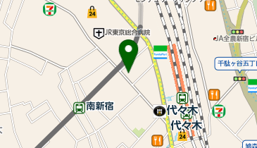 ケアリッツプラン代々木の地図画像