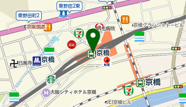 【7/31オープン】#C-pla(シー プラ) 京阪京橋駅店の地図画像