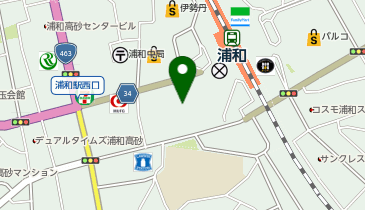 【8/7オープン】保険クリニック 浦和カルエ店の地図画像