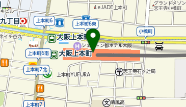 近鉄上本町バスターミナルの地図画像