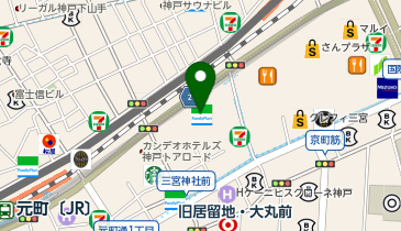 NOTTE MARE(ノッテマレー) 三宮店の地図画像