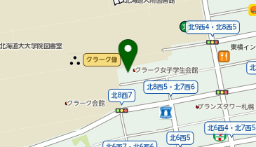 【8/1オープン】こども本の森 札幌・北大の地図画像
