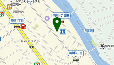 【7/31オープン】AirFly FUKUOKAの地図画像