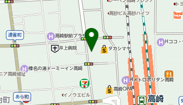 【7/25オープン】シウナススイーツ 高崎店の地図画像