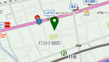 打出教育文化センターの地図画像