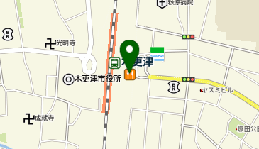【7/25オープン】房の駅 木更津駅店の地図画像