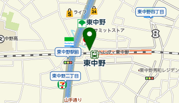 【8/3オープン】VIE DE FRANCE 東中野店の地図画像