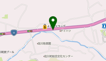 高知信用金庫 佐川によど支店の地図画像