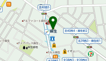 メガネサロンルック 麻生店の地図画像