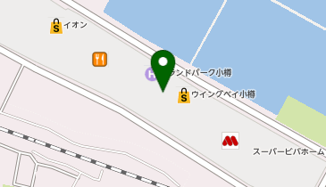メガネサロンルック ウイングベイ小樽店の地図画像