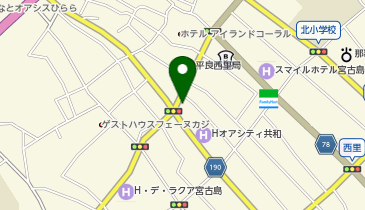 宮古島三線ライブ居酒屋 美ら島の地図画像