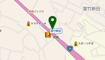ネクステージ 甲府昭和インター店の地図画像