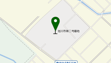旭川市営2号墓地の地図画像