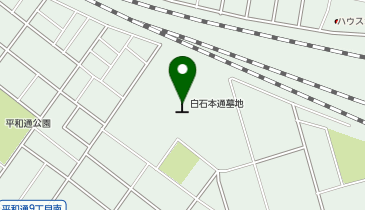 札幌市営白石本通墓地の地図画像