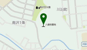 札幌市営八垂別墓地の地図画像