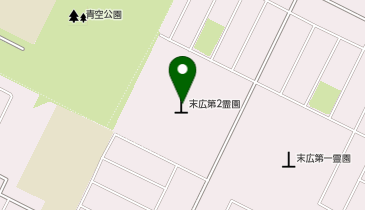 千歳市営末広第2霊園の地図画像