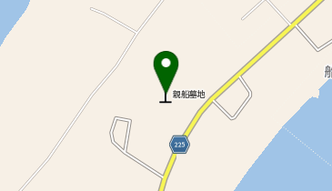 石狩市営親船墓地の地図画像